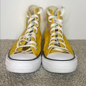 Converse Bright Yellow Women’s High-Top Sneakers